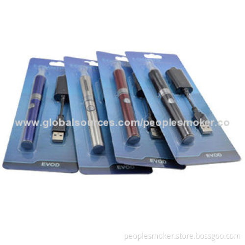 E-cigarette with 2 x cartomizers, 1 x USB charger, 1 x wall charger, 1 x empty bottleNew